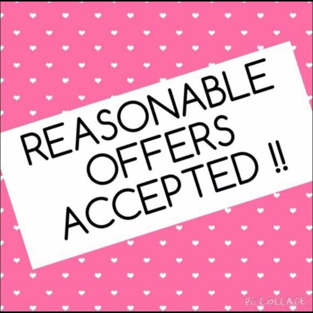 I accept all reasonable offers in my closet !